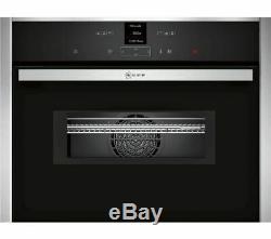 Neff C17MR02N0B 1000W 45L Built-in Combination Microwave Oven Stainless Steel