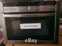 Neff C57M70N0GB Built-in Combination Microwave Oven Stainless Steel