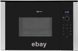 Neff HLAWD23N0B Compact Built-In Microwave 20L 800W 60cm Stainless Steel B+