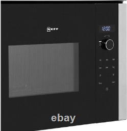 Neff HLAWD23N0B Compact Built-In Microwave 20L 800W 60cm Stainless Steel B+