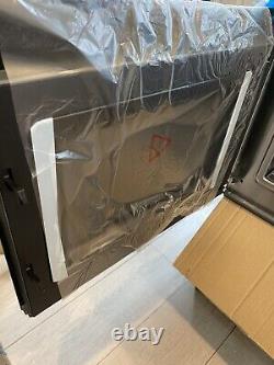 Neff N50 HLAWD53N0B Built-in 25L 900W Solo Microwave Oven, Black/Stainless Steel