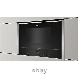 Neff N70 21L 900W Built-In Microwave with Grill Stainless Steel