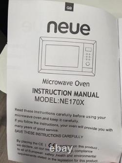 Neue wall mount microwave ex display pristine condition 17Litres