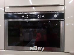 New (Ex-Display) CDA MC61SS 750W Built-in Microwave Oven Stainless Steel & Black