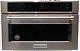 New Kitchenaid 27 Stainless Steel Built-in Convection Microwave Kmbp107ess