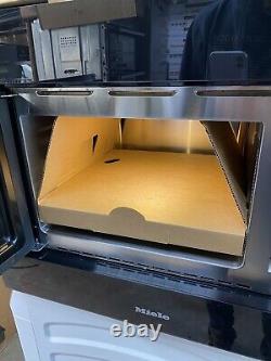 New Miele M2240SC ContourLine Built in Microwave Obsidian Black