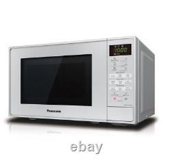 New Panasonic NN-K18JMMBPQ Freestanding Microwave With Grill 20L Silver 800W