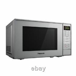 New Panasonic NN-K18JMMBPQ Freestanding Microwave With Grill 20L Silver 800W