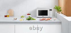 New Panasonic NN-K18JMMBPQ Freestanding Microwave With Grill 20L Silver 800W