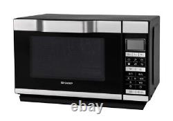 New Sharp R861SLM 900W Combination Flatbed Microwave 25 Litres Silver