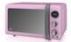 New Swan Retro Pink Digital Free Standing Microwave 20l 800w Sm22030pn