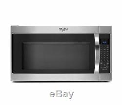 New Whirlpool 2 Cu Ft Over Range Microwave Oven Cooking 30-In Stainless Steel