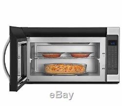 New Whirlpool 2 Cu Ft Over Range Microwave Oven Cooking 30-In Stainless Steel