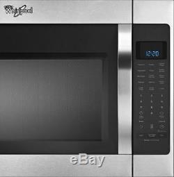 New Whirlpool 2 Cu Ft Over Range Microwave Oven Cooking 30-In Stainless Steel