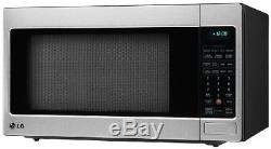OPENED BOX LG LCRT2010ST 2.0 Cu Ft Counter Top Microwave Oven, Stainless Steel