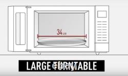 PANASONIC 3 in 1 Combi 1000W Microwave, Stainless Steel 27litre NN-CD58JSBPQ #B#