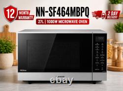 Panasonic 1000 Watt 27 Litres Free Standing Microwave Silver NN-SF464MBPQ