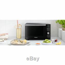 Panasonic 23L 1000W Combination Microwave Oven with Grill Flatbed Design Black