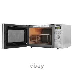 Panasonic 23 Litre 1000W Grill Microwave in Silver, NN-GD37HSBPQ Free Delivery