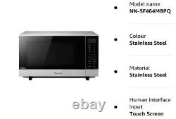 Panasonic 27L 1000W Digital Large Cavity Flatbed Solo Microwave NN-SF464MBPQ