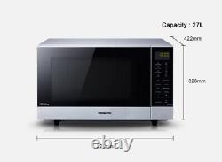 Panasonic 27L 1000W Digital Large Cavity Flatbed Solo Microwave NN-SF464MBPQ