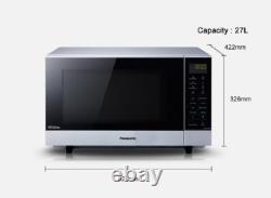 Panasonic 27L 1000W Digital Large Flat Bed Microwave 18 programmes NN-SF464MBPQ