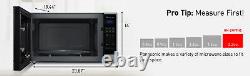 Panasonic 2.2 Cu Ft Family Countertop Microwave Oven Cyclonic Inverter NN-SN97HS