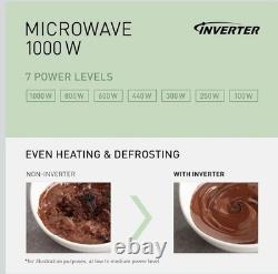 Panasonic 32L Inverter Solo Microwave Oven, 1000W High Power, 24 Auto Programmes