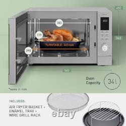 Panasonic 34L Freestanding Combination Microwave Oven & Grill Sta NN-CD88QSBPQ
