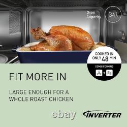 Panasonic 34L Freestanding Combination Microwave Oven & Grill Sta NN-CD88QSBPQ