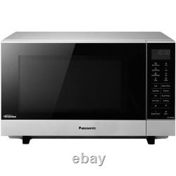 Panasonic Digital Flatbed Microwave 27L Slim-Line 1000W Silver 27L NN-SF464MBPQ