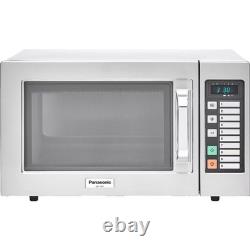 Panasonic NE-1037 22L 1000W Commercial Microwave Oven Stainless Steel