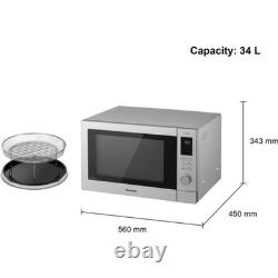 Panasonic NN-CD88QSBPQ 34l 4-in-1 Air Fry Combi Microwave Oven