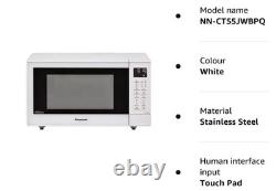 Panasonic NN-CT55JWBPQ 27L Combination Microwave Grill Convection Inverter White