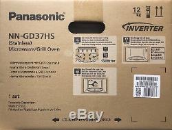 Panasonic NN-GD37HSBPQ Inverter Microwave Grill Oven 23 Litre 1000W S/Steel NEW