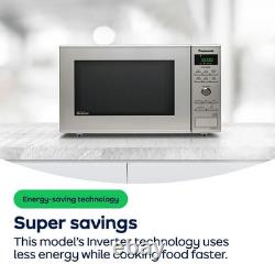 Panasonic NN-SD37QSBPQ 1000 Watt 29 Litres Free Standing Microwave Stainless