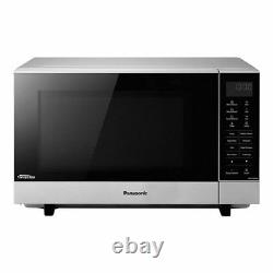 Panasonic NN-SF464MBPQ Microwave, Flatbed Solo Microwave, 27 Litre, 1000W