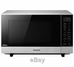 Panasonic NN-SF464M Standard Flatbed Microwave Silver
