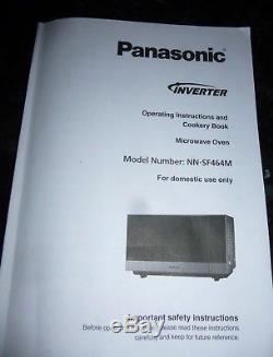 Panasonic NN-SF464M Standard Flatbed Microwave Silver. Which top in test lab