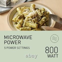 Panasonic NN-ST22QBBPQ 20L 800W Solo Microwave Black Auto Defrost Digital LED