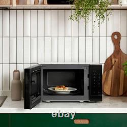 Panasonic NN-ST22QBBPQ 20L Solo Microwave Black Compact Countertop Oven 700W