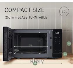 Panasonic NN-ST22QBBPQ 800 Watt 20 Litres Free Standing Microwave Black