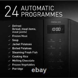 Panasonic NN-ST65QBBPQ 1000 Watt 32 Litres Free Standing Microwave Black