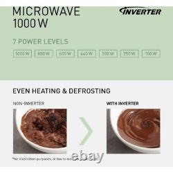 Panasonic NN-ST65QBBPQ 1000 Watt 32 Litres Free Standing Microwave Black