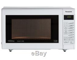 Panasonic Slimline 1000W Combination Microwave Oven and Grill NN-CT555W White