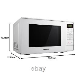 Panasonic Touch Control Microwave 800W 20L 5 Power Levels & 9 Programs White