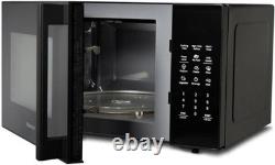 Powerful 900W Microwave Grill, Sleek Black, Spacious 29L Capacity