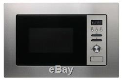 REFURBISHED Cookology BM20LIX Built-in Microwave in Stainless Steel 20 Litre