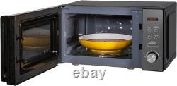 RHM2076B 20 Litre 800 W Black Digital Solo Microwave with 5 Power Levels, Automa