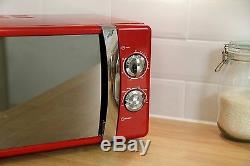 RHMM701R Manual Red Microwave + Russell Hobbs Colours Kettle and Toaster Set New